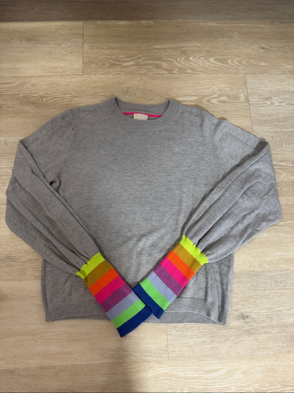 Whisper By Brodie Rainbow Sleeve Sweater